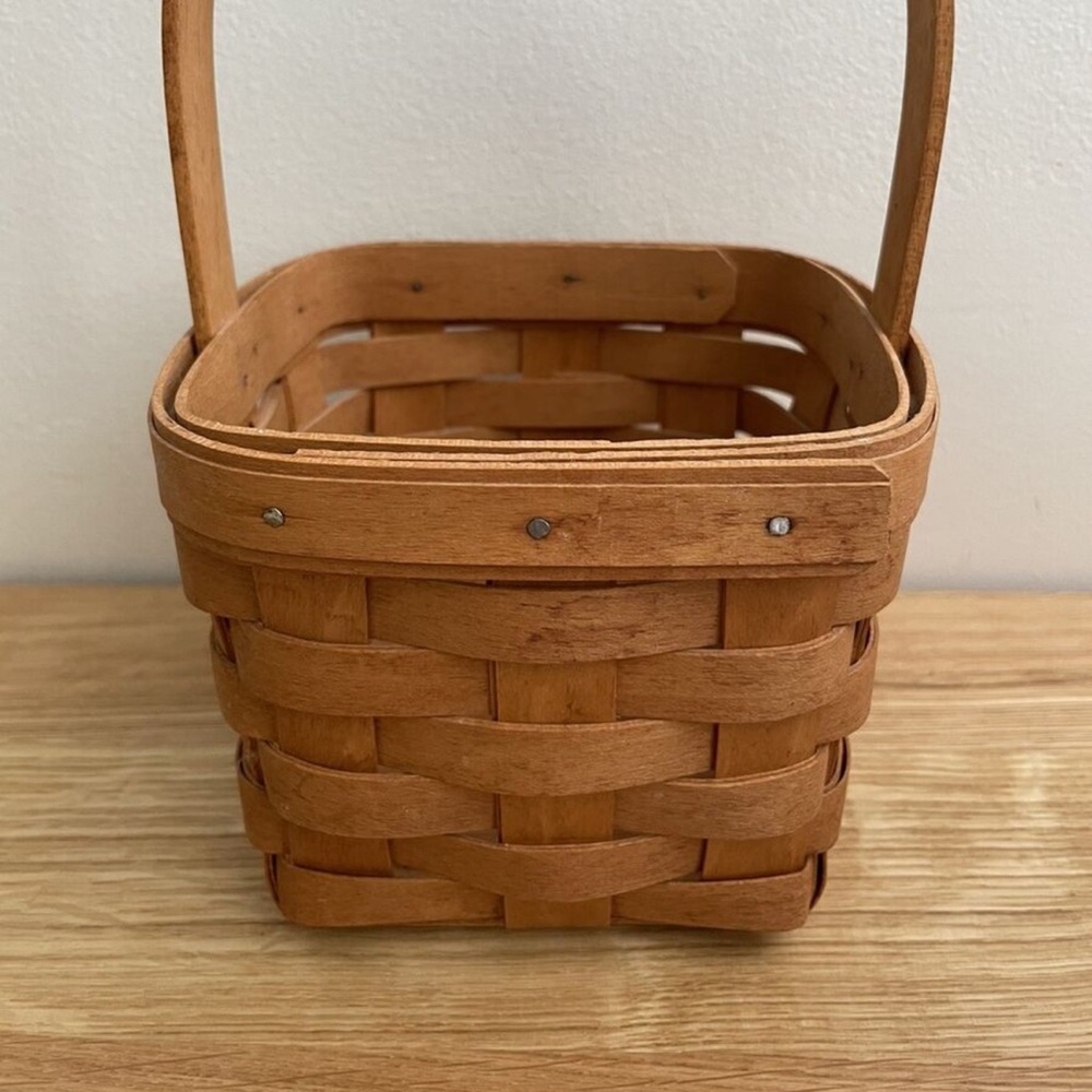 Longaberger Golden Brown Woven Basket